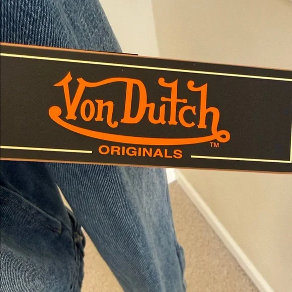 Von Dutch Blue Jean Jacket. Size M.